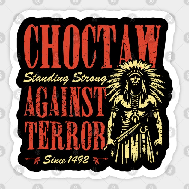 Choctaw Tribe Indigenous Pride Sticker by Depot33